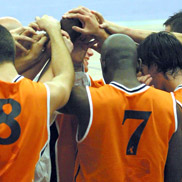 Team Huddle — Taunton Tigers Men