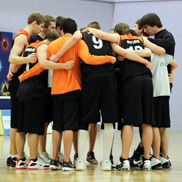 Team Huddle — Taunton Tigers Men