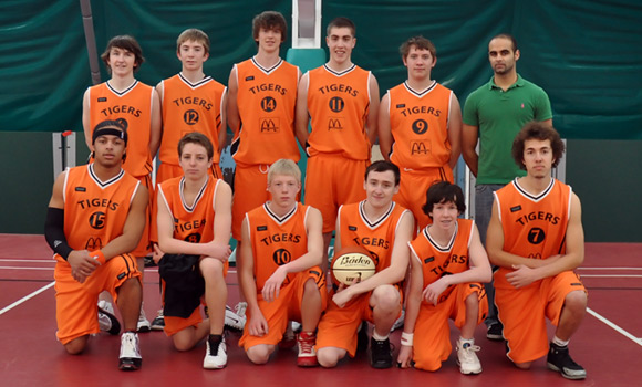 Taunton Tigers U16 Men National League South West Conference Team 2009/10